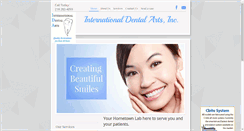Desktop Screenshot of internationaldentalarts.com